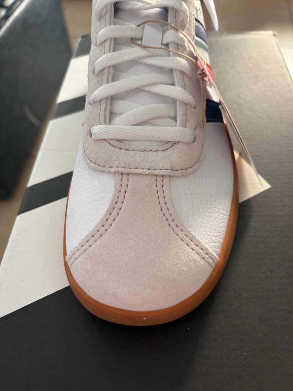 Adidas VL court 3.0 K white red and blue - Picture 6 of 7